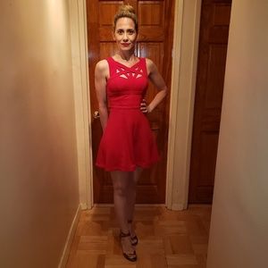 Short Red BCBG Dress